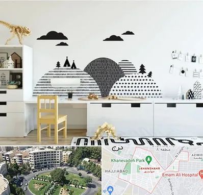 فروش برچسب دیواری در جهانشهر کرج 