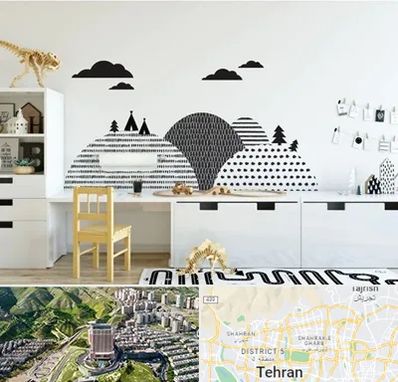 فروش برچسب دیواری در شمال تهران 