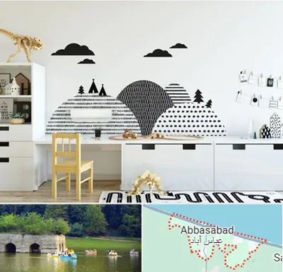 فروش برچسب دیواری در عباس آباد