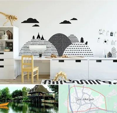 فروش برچسب دیواری در صومعه سرا