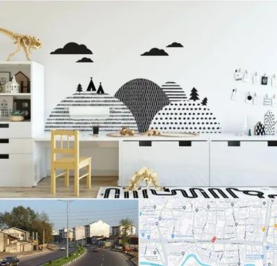 فروش برچسب دیواری در ضیابری رشت 