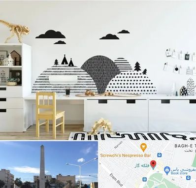فروش برچسب دیواری در فلکه گاز شیراز 