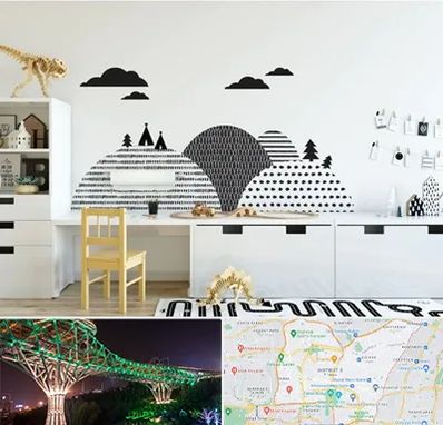 فروش برچسب دیواری در منطقه 3 تهران 