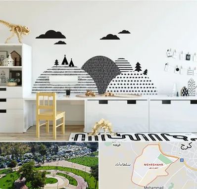 فروش برچسب دیواری در مهرشهر کرج 