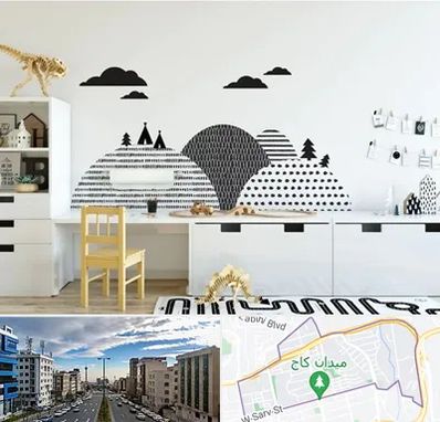 فروش برچسب دیواری در سعادت آباد 