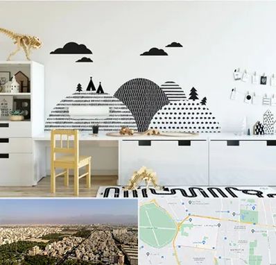 فروش برچسب دیواری در نازی آباد 