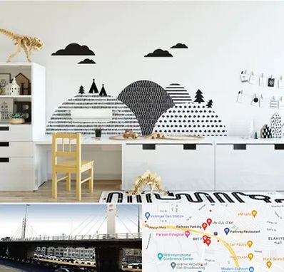 فروش برچسب دیواری در پارک وی 