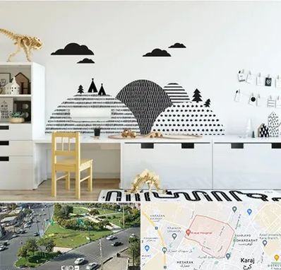 فروش برچسب دیواری در شاهین ویلا کرج 