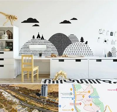 فروش برچسب دیواری در خیابان نیایش شیراز 