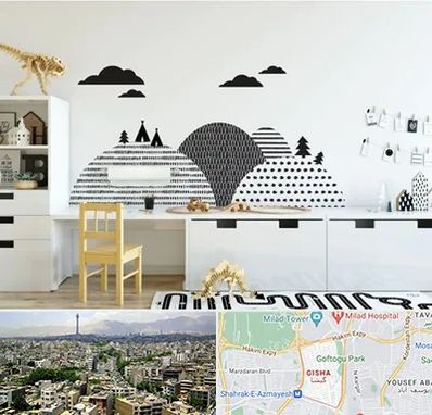 فروش برچسب دیواری در گیشا 