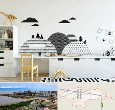 فروش برچسب دیواری در بندر ترکمن