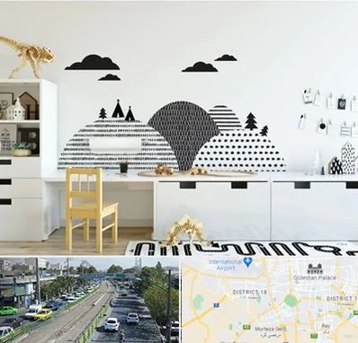 فروش برچسب دیواری در جنوب تهران 