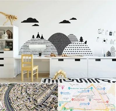 فروش برچسب دیواری در شهرک غرب مشهد 