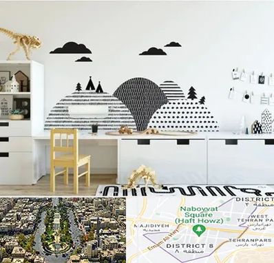 فروش برچسب دیواری در نارمک 