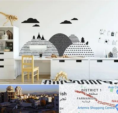 فروش برچسب دیواری در فرمانیه 