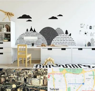 فروش برچسب دیواری در مرزداران 