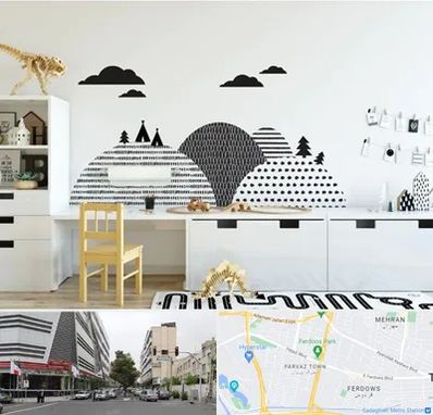 فروش برچسب دیواری در بلوار فردوس 