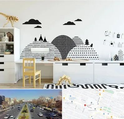 فروش برچسب دیواری در بلوار معلم مشهد 