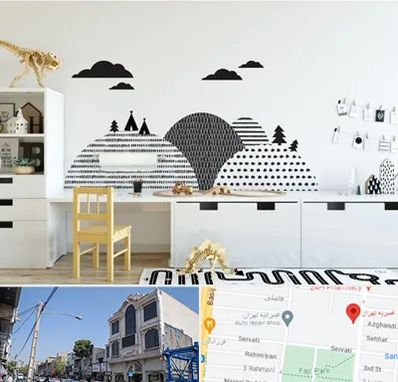 فروش برچسب دیواری در افسریه 