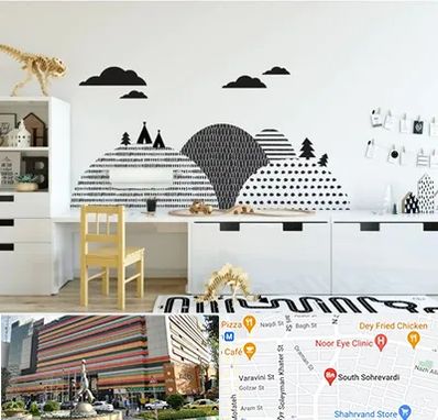 فروش برچسب دیواری در سهروردی 