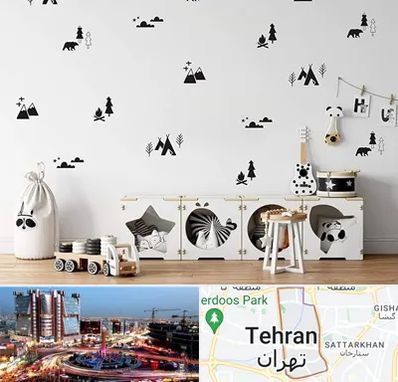 فروش استیکر دیواری در صادقیه 