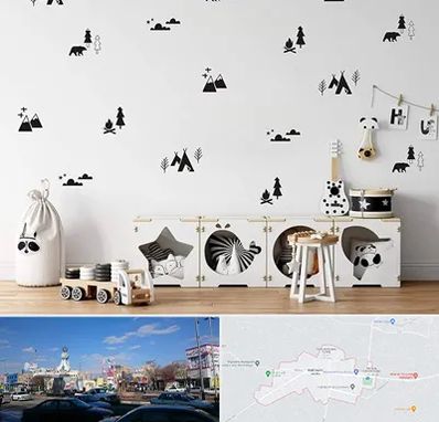 فروش استیکر دیواری در ماهدشت کرج 