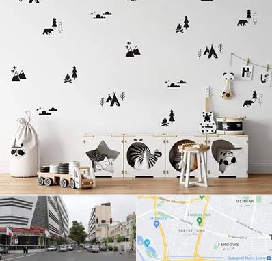 فروش استیکر دیواری در بلوار فردوس 