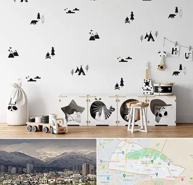 فروش استیکر دیواری در منطقه 4 تهران 