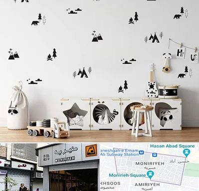 فروش استیکر دیواری در منیریه 