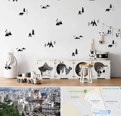 فروش استیکر دیواری در ولنجک 