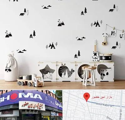 فروش استیکر دیواری در امین حضور