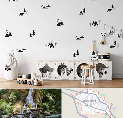 فروش استیکر دیواری در الیگودرز