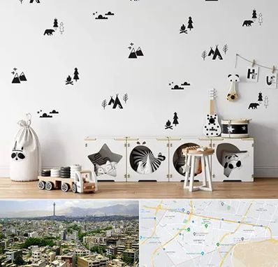 فروش استیکر دیواری در منطقه 8 تهران 