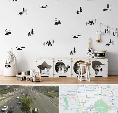 فروش استیکر دیواری در منطقه 17 تهران 