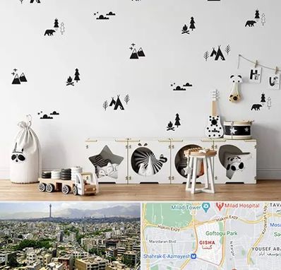 فروش استیکر دیواری در گیشا 