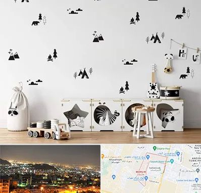 فروش استیکر دیواری در مارلیک کرج 