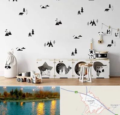 فروش استیکر دیواری در قروه