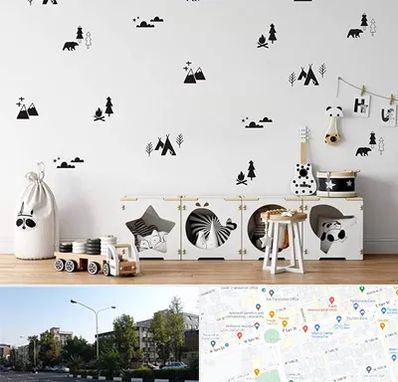 فروش استیکر دیواری در میدان کاج 