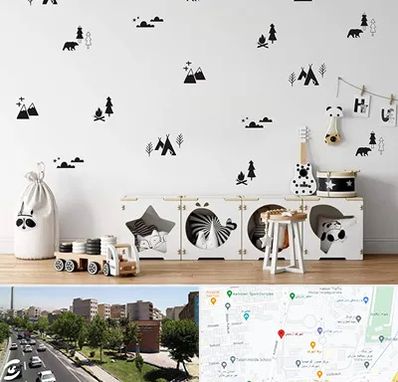 فروش استیکر دیواری در شهرک آزمایش 