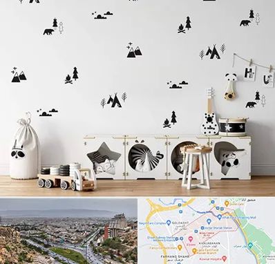 فروش استیکر دیواری در معالی آباد شیراز 