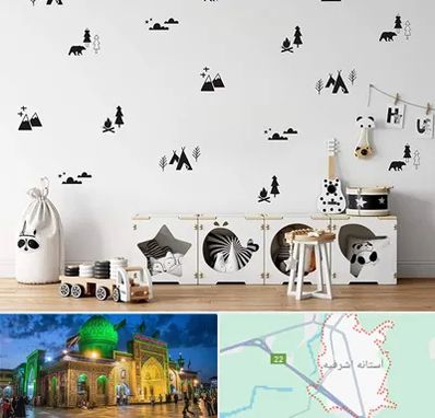 فروش استیکر دیواری در آستانه اشرفیه