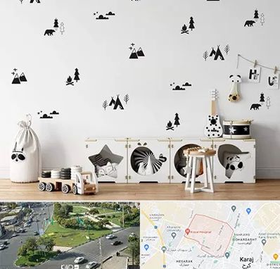 فروش استیکر دیواری در شاهین ویلا کرج 
