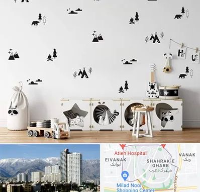 فروش استیکر دیواری در شهرک غرب 