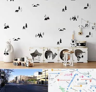 فروش استیکر دیواری در خیابان ملاصدرا شیراز 