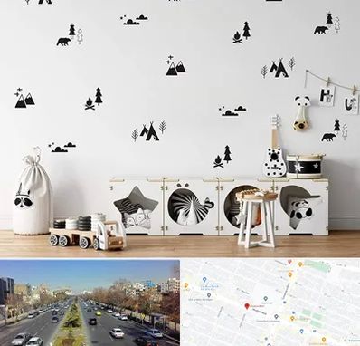 فروش استیکر دیواری در بلوار معلم مشهد 