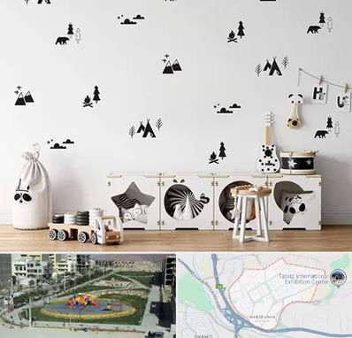 فروش استیکر دیواری در مرزداران تبریز