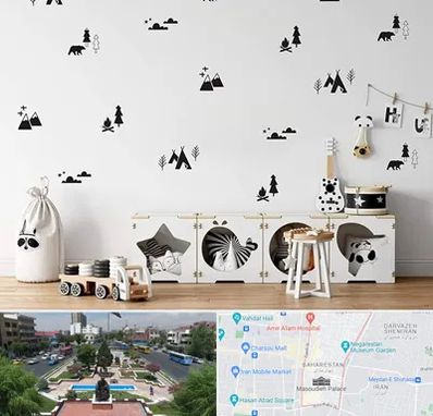 فروش استیکر دیواری در بهارستان 