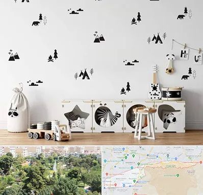 فروش استیکر دیواری در منطقه 13 تهران 