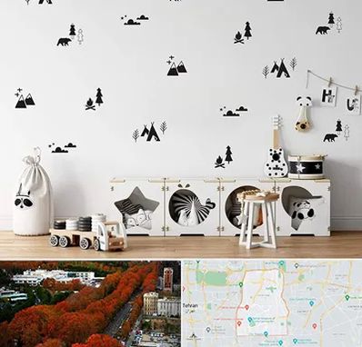 فروش استیکر دیواری در منطقه 6 تهران 