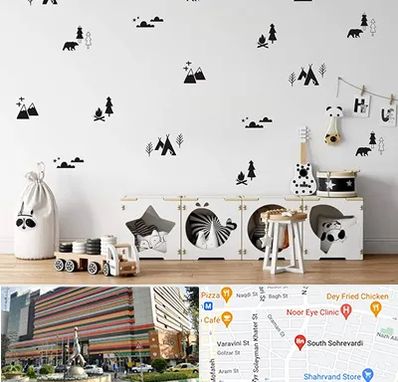 فروش استیکر دیواری در سهروردی 